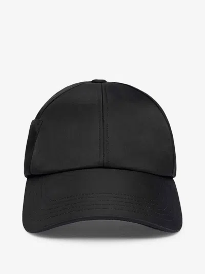 Jacquemus La Casquette Ovalie Nylon Cap In Black