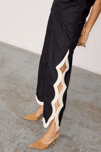 Never Fully Dressed Mono Scallop Trousers