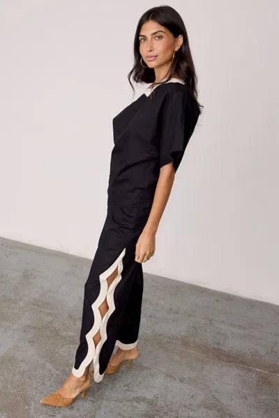 Never Fully Dressed Mono Scallop Trousers