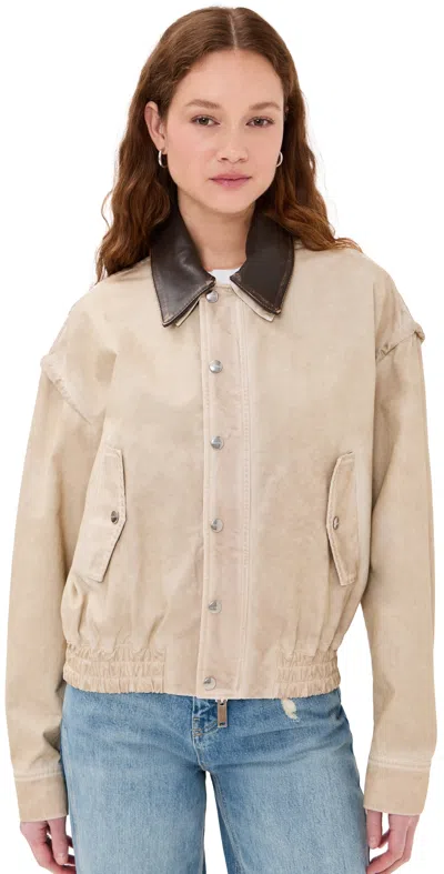 Halfboy Jet Set Bomber Jacket Fields Of Rye In Fields Of Rye