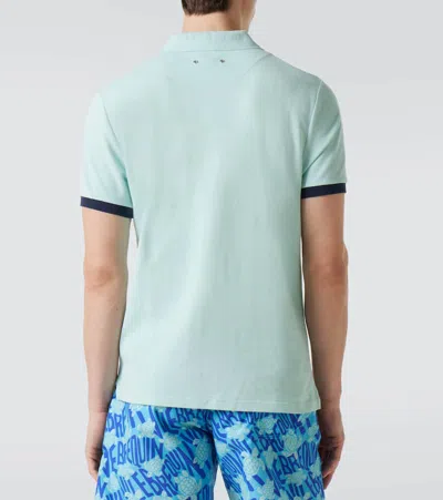 Vilebrequin Turtle-embroidered Polo Shirt In Blue