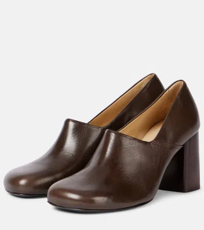 Lemaire Anatomic Pump 55 In Dark Brown