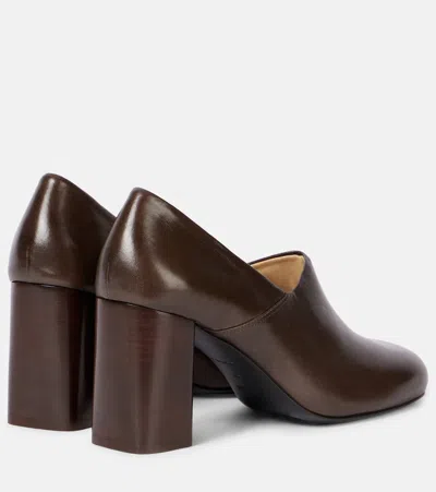 Lemaire Anatomic Pump 55 In Dark Brown
