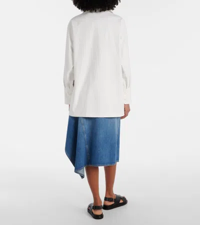 Plan C Oversized Shirt In Chalk