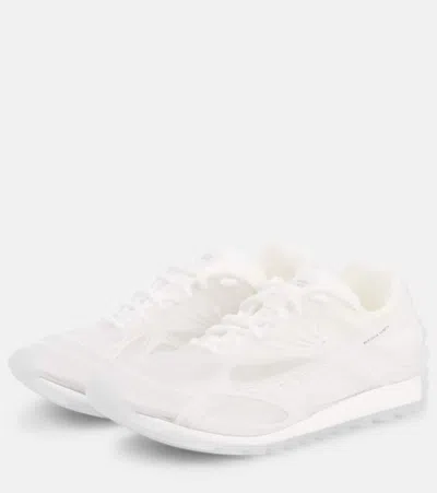 Bottega Veneta Orbit Transparent Rubber Sneakers In White