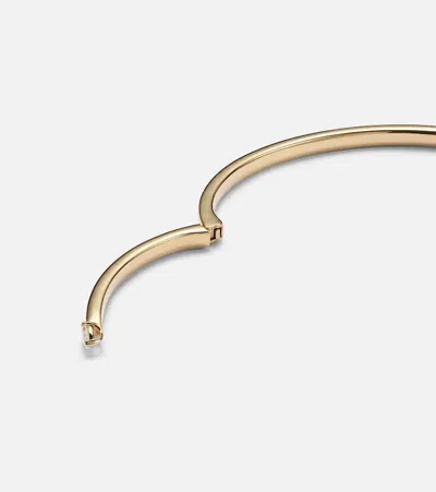 Bucherer Fine Jewellery Inner Fire 18kt Gold Bangle With Diamonds In Gold