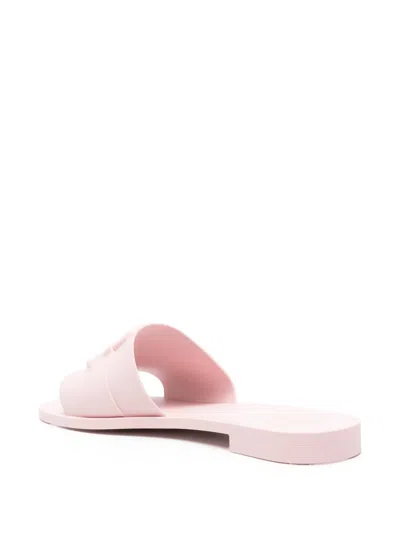 Moncler Bell Slip-on Sliders In Pink