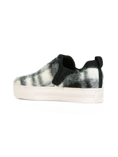 Shop Ash Checked Slip-on Sneakers