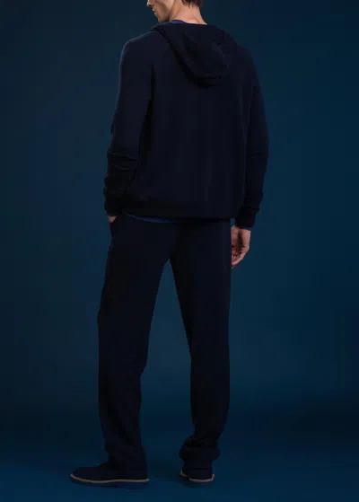 Malo Bomber In Cashmere In Blue