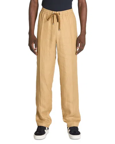 Moncler Beige Drawstring Trousers In Open Beige