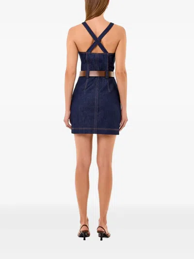 Nicholas Andri Mini Dress In Blue