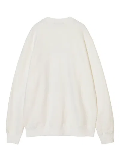 Undercover White Sweatshirt With Print In White