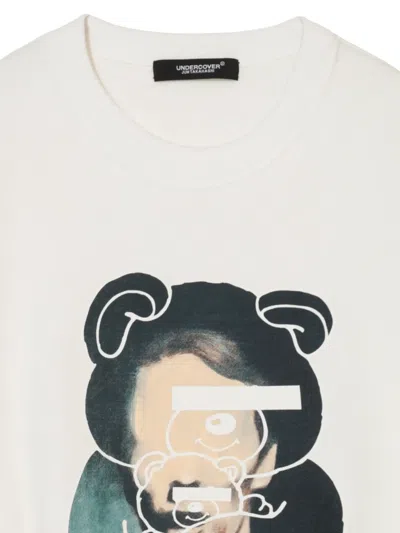 Undercover White Sweatshirt With Print In White