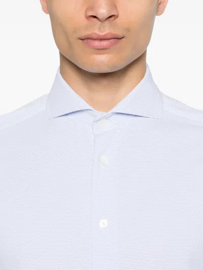 Traiano Milano Cutaway Collar Shirt In White