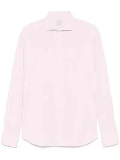 Traiano Milano Cutaway-collar Shirt In Pink