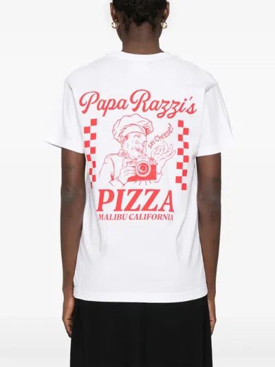 Local Authority Slogan-print T-shirt In White