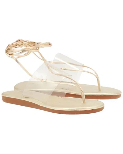 Ancient Greek Sandals Eygenia Leather Sandal In Yellow