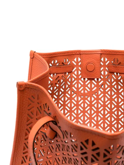 Gianni Chiarini Marcella Shopping Bag In Double Bubble Leather In Red