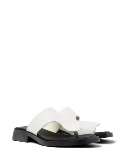 Camper Dana Thong Sandal In White, Women's At Urban Outfitters In White