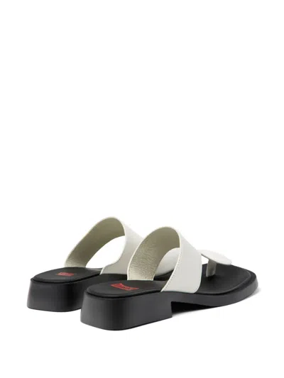 Camper Dana Thong Sandal In White, Women's At Urban Outfitters In White