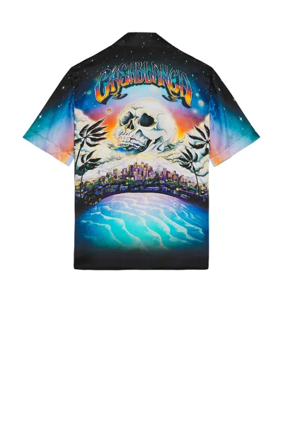 Casablanca Men's La Premonition Cuban Collar Shirt In La Premonition