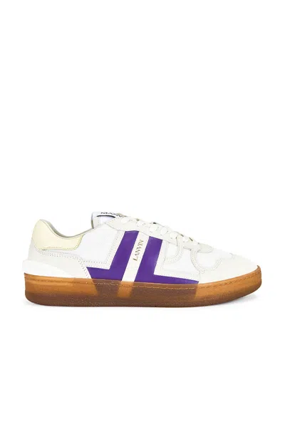 Lanvin Clay Sneakers With Translucid Sole In White