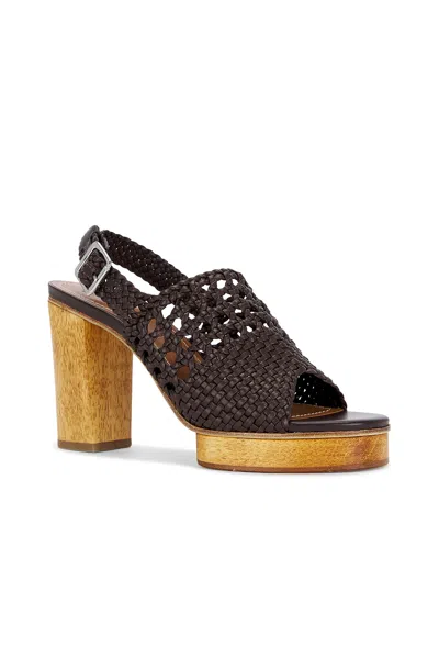 Staud Martina Platform Sandal In Espresso