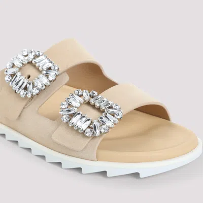 Roger Vivier Adjustable Strass Buckle Sandals