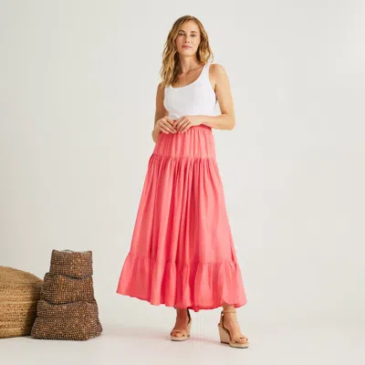 Calypso St Barth Calypso St. Barth Lourdes Skirt In Pink