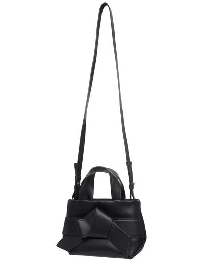 Acne Studios Musubi Micro Leather Bag In Black