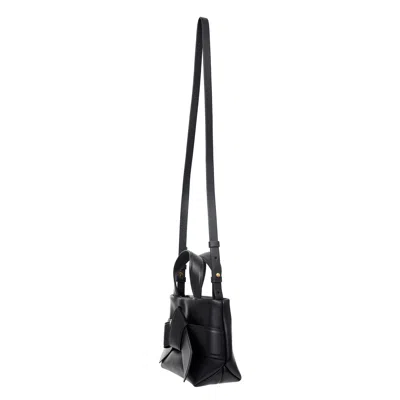 Acne Studios Musubi Micro Leather Bag In Black
