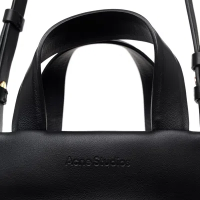 Acne Studios Musubi Micro Leather Bag In Black