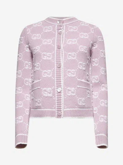 Gucci Embroidered Wool Cardigan