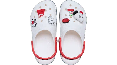 Crocs Peanuts Clog Rubber Sandals In White