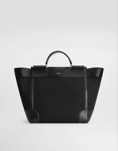 Dolce & Gabbana Panama Bag In Black