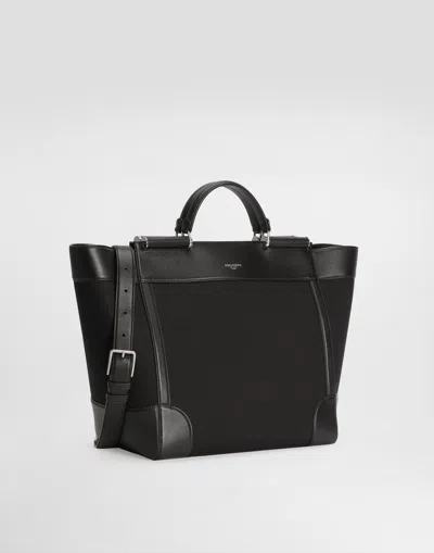 Dolce & Gabbana Panama Bag In Black