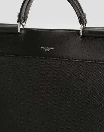 Dolce & Gabbana Panama Bag In Black