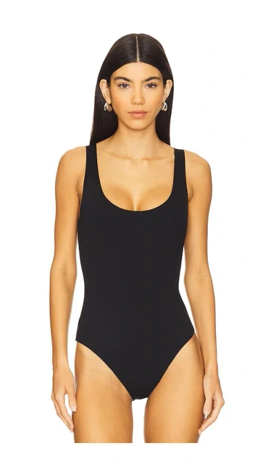 Commando Neoprene Tank Bodysuit In Blue