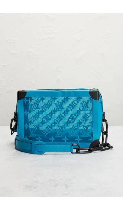 Fwrd Renew Louis Vuitton Mesh Soft Trunk Shoulder Bag In Blue