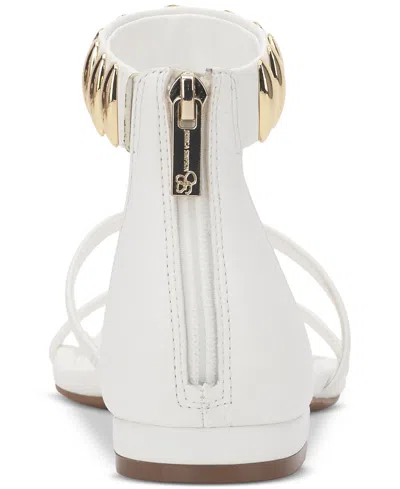 Jessica Simpson Women's Elusta Studded Gladiator Sandals In Bright White