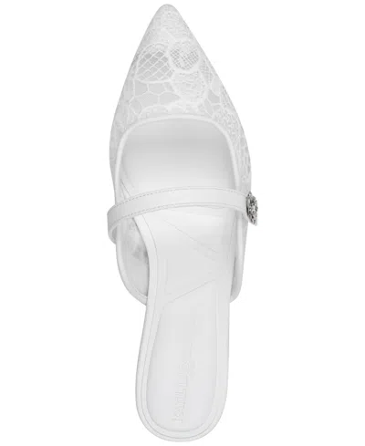 Karl Lagerfeld Women's Vadyn Flat Mule In Bright White