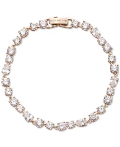 Givenchy Mixed Cubic Zirconia All-around Flex Bracelet In Gold