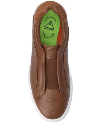 Vance Co. Vance Mens Matteo Medium And Wide Width Slip-on Sneaker In Brown