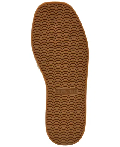 Steve Madden Women's Boardwalk Espadrille Slide Sandals In White