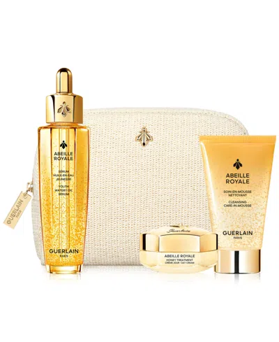 Guerlain Limited Edition Abeille Royale Anti-aging Youth Watery Oil Serum Set In No Color