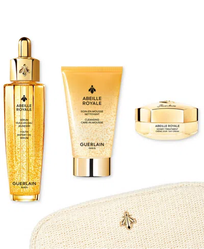 Guerlain Limited Edition Abeille Royale Anti-aging Youth Watery Oil Serum Set In No Color