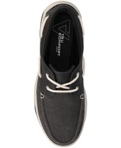 Vance Co. Catamaran Mens Round Slip-on Shoe In Black