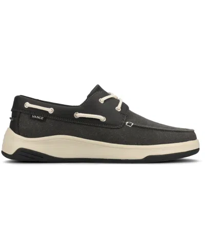 Vance Co. Catamaran Mens Round Slip-on Shoe In Black