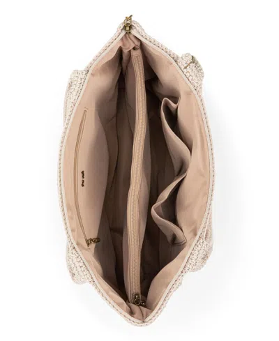 The Sak Classic Crochet Medium Tote Bag In Flower Ecru