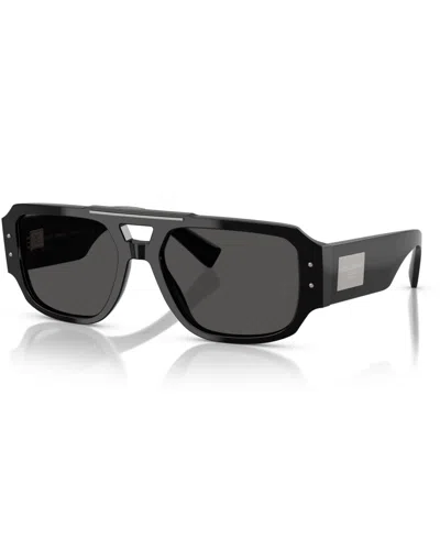 Dolce & Gabbana Dolce&gabbana Man Sunglasses Dg4482 In Black